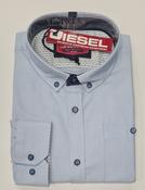 Boys Diesel Kell Circle Print Long Sleeve Shirt 644 - Sky image