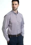 Andre Liffey Long Sleeve Shirt - Burgundy image