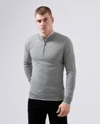 Remus Uomo Half Zip sweater - Light Grey