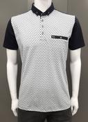 Swade Short Sleeve Polo Shirt 383 - Navy image