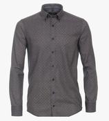 Casa Moda Long Sleeve Casual Shirt 100 -  Grey/Dark Blue image