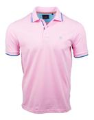 Andre Kinsale Short Sleeve Polo Shirt - Pink image