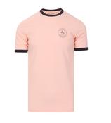 Original Penguin Stamp Logo Ringer T-Shirt - Impatiens Pink image