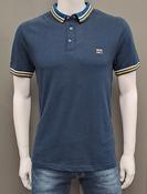 Diesel Elliot Short Sleeve Polo Shirt - Petrol Blue image