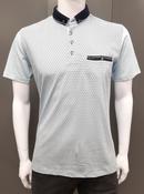 Swade Short Sleeve Polo Shirt 390 - Sky image