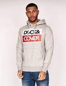 Duck And Cover Mens Casual Slimtex Hoodie - Grey Marl image
