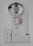 Dario Beltran Xiabre Regular Fit Long Sleeve Shirt 2160 - White image