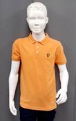 Boys Lyle &amp; Scott Polo Shirt - Winter Orange Marl image