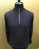 Dario Beltran Half Zip Sweater - 402 Navy image