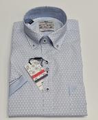 Dario Beltran Omana Short Sleeve Shirt - 1250 Blue/White image