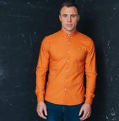XV KINGS Long Sleeve Casual Shirt Tesoni - Tangerine image