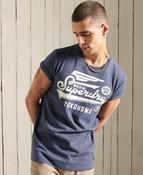 Superdry Military Graphic T-Shirt 220 - Meteorite Feeder image