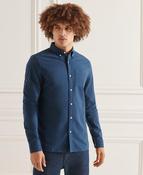 Superdry Studios Organic Cotton Uni Oxford Shirt - Petrol image