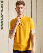 Superdry Organic Cotton Classic Pique Polo Shirt - Turmeric Marl image