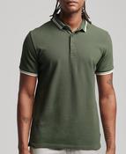 Superdry Studios Tipped Pique Polo - Thyme image