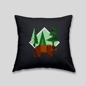 Brown bear cushion image