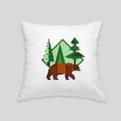 Brown bear cushion image