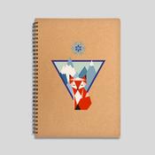 Mountain fox notebook image