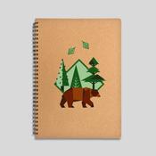 Brown bear notebook image