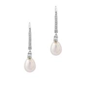 Gina Heirloom Bridal Earrings – Silver image