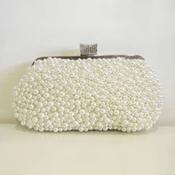 Lesley – Ivory Pearl Clutch Bag image