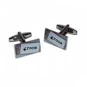 Vintage Luggage Tag GROOM Cufflinks image