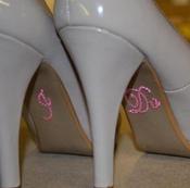 Hot Pink ‘I Do’ – Shoe Stickers