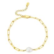 ‘GEORGIE’ Pearl Link Bracelet image