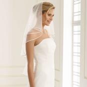 Trish – Two Tier Satin Edge Veil