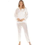 Ivory Satin Pajamas image