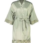 Sage Green Satin Robe image
