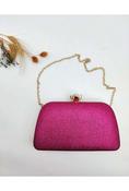 Fuchsia Pink Clutch Bag image