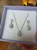Críoa Necklace &amp; Earrings Set – Silver