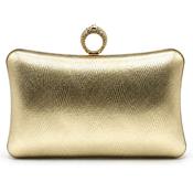 Gold Ring Clasp Clutch Bag image