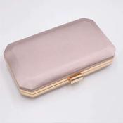 ‘Ebony’ Taupe Clutch Bag