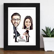 Mr &amp;amp; Mrs Caricature