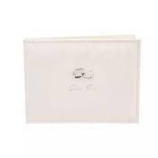 Amore Suede Guest Book with Silver Rings - 40 Pages