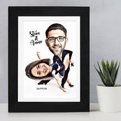 Dancing Duo Caricature
