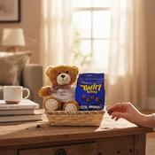 Personalised Teddy with Chocolate Hamper image