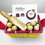 The Mini Chocolate &amp;amp; Champagne Hamper image