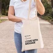 "I Come With Baggage" Personalised Tote Bag image