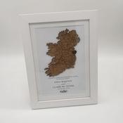 Personalised 3D Wooden Map Frame