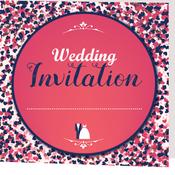 Radiant Cupid Folded Wedding Invite image