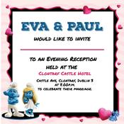 Cartoon Evening Invitation image