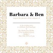Gold Evening Invitation image