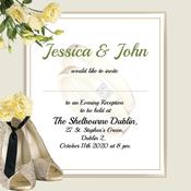 Mr and Mrs Evening Invitation image