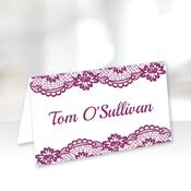 Purple Name Cards