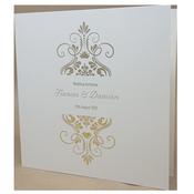 Elegant Candlelight Invitation with Gold Foil image