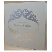 Royal Real Silver Invitation with Silver Foil image