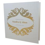 Royal Candlelight Invitation with Gold Foil image